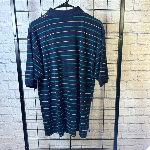 Pendleton Striped Polo Shirt – Men’s Size L - Picture 3 of 4